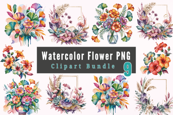 Download Watercolor Flower PNG Clipart Design - Premium Resources
