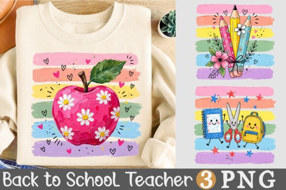 Download Back to School PNG, Teacher Sublimation - Premium Bundle