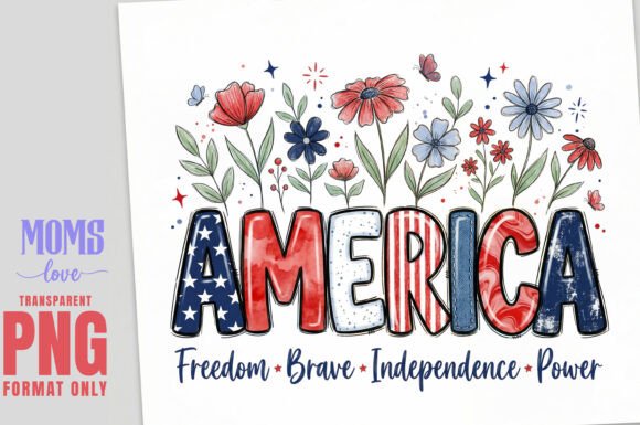 Download America Freedom 4th of July PNG Design - Freedom Collection
