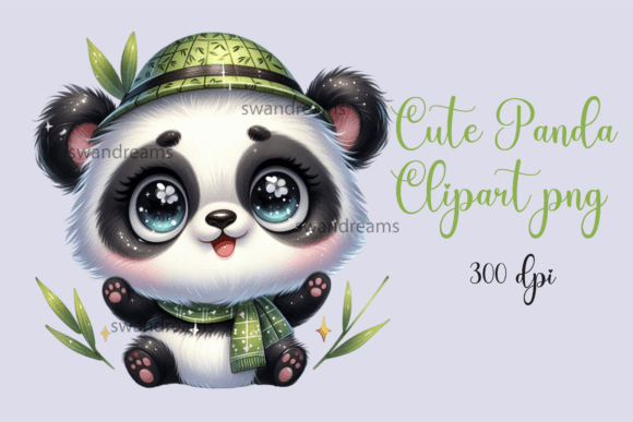 Download Cute Baby Panda Safari Clipart Png - Baby panda Collection