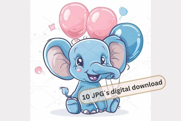 Download Elephant Balloon Clipart, JPG 1S-60 - Balloon clipart Collection